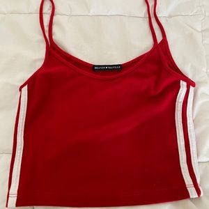 Brandy Melville red crop top